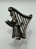 Sterling Pin Angel Harp Design