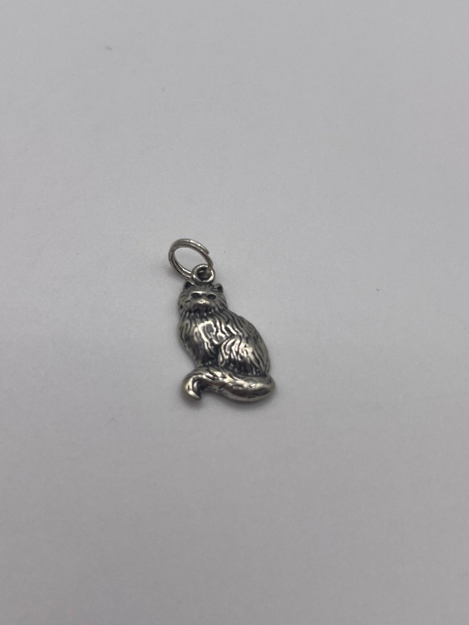 Sterling Cat Pendant