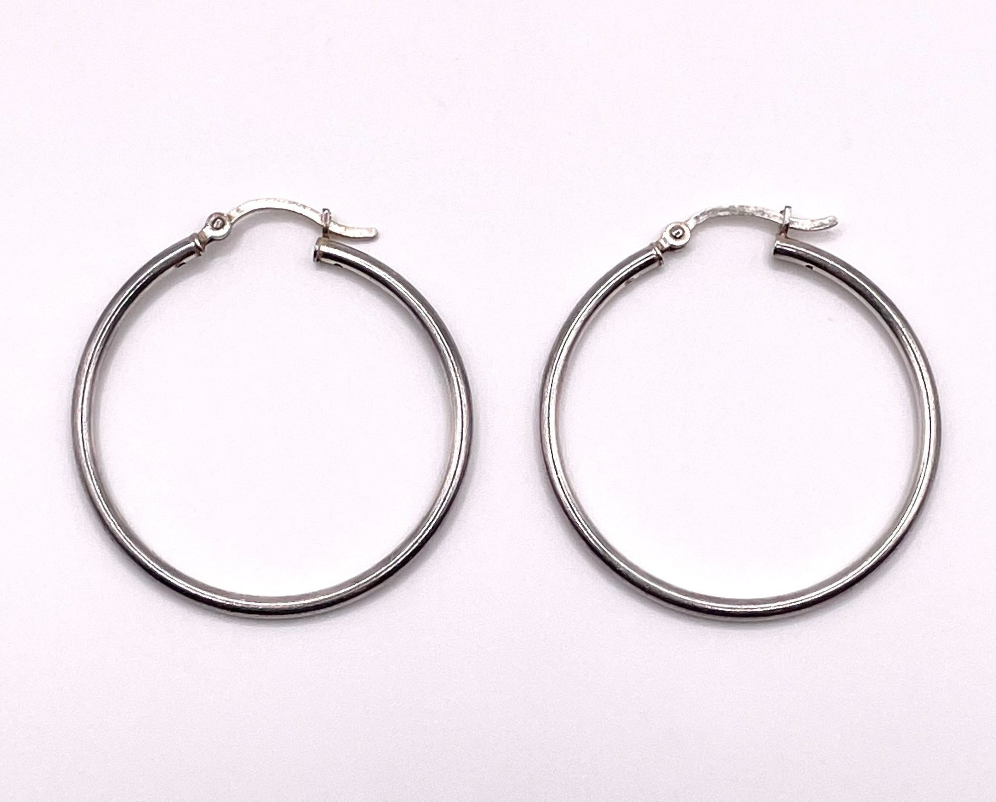 Sterling Hoop Earrings