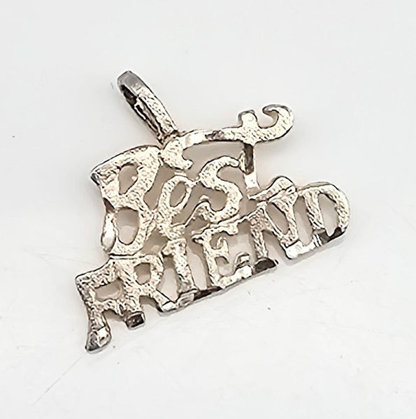 Sterling Silver Best Friend Pendant 0.7 G