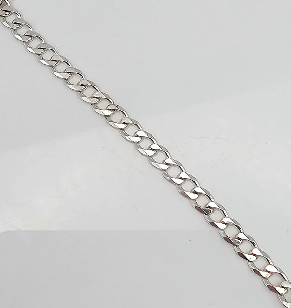 Sterling Silver Curb Chain Bracelet