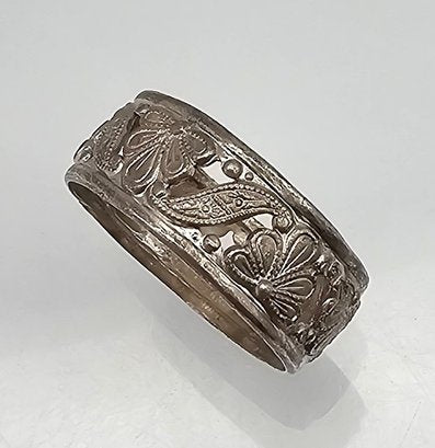 Sterling Silver Floral Ring