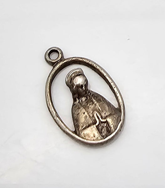 Sterling Silver Religious Virgin Mary Pendant