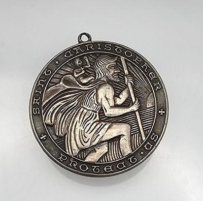 Sterling Silver St Christopher Pendant